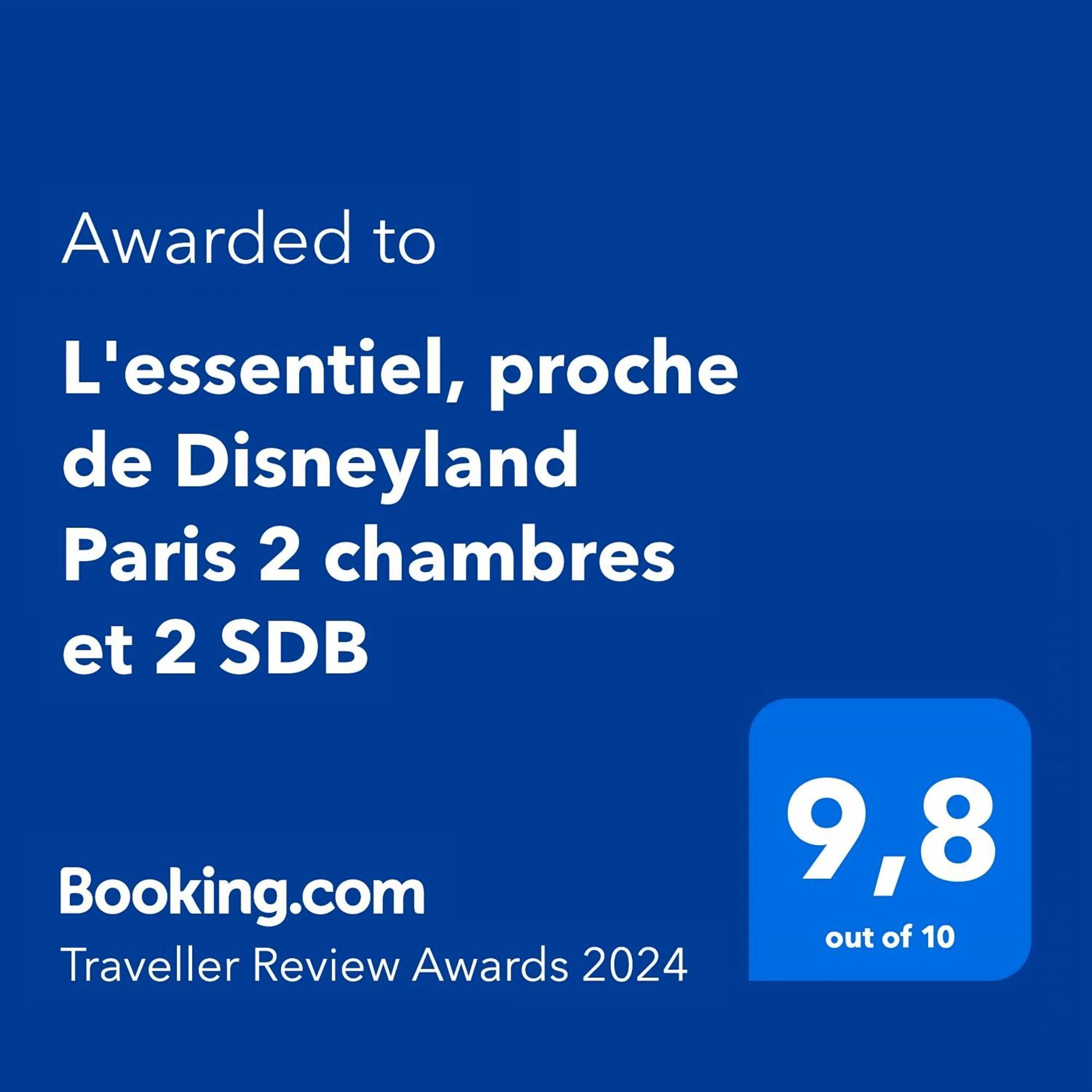 L'Essentiel, Proche De Disneyland Paris 2 Chambres Et 2 Sdb Шеси Экстерьер фото