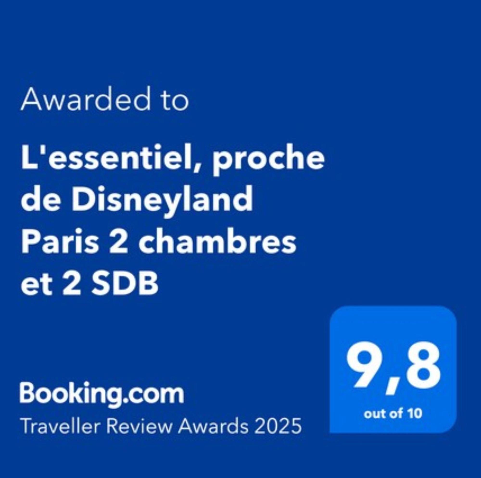 L'Essentiel, Proche De Disneyland Paris 2 Chambres Et 2 Sdb Шеси Экстерьер фото